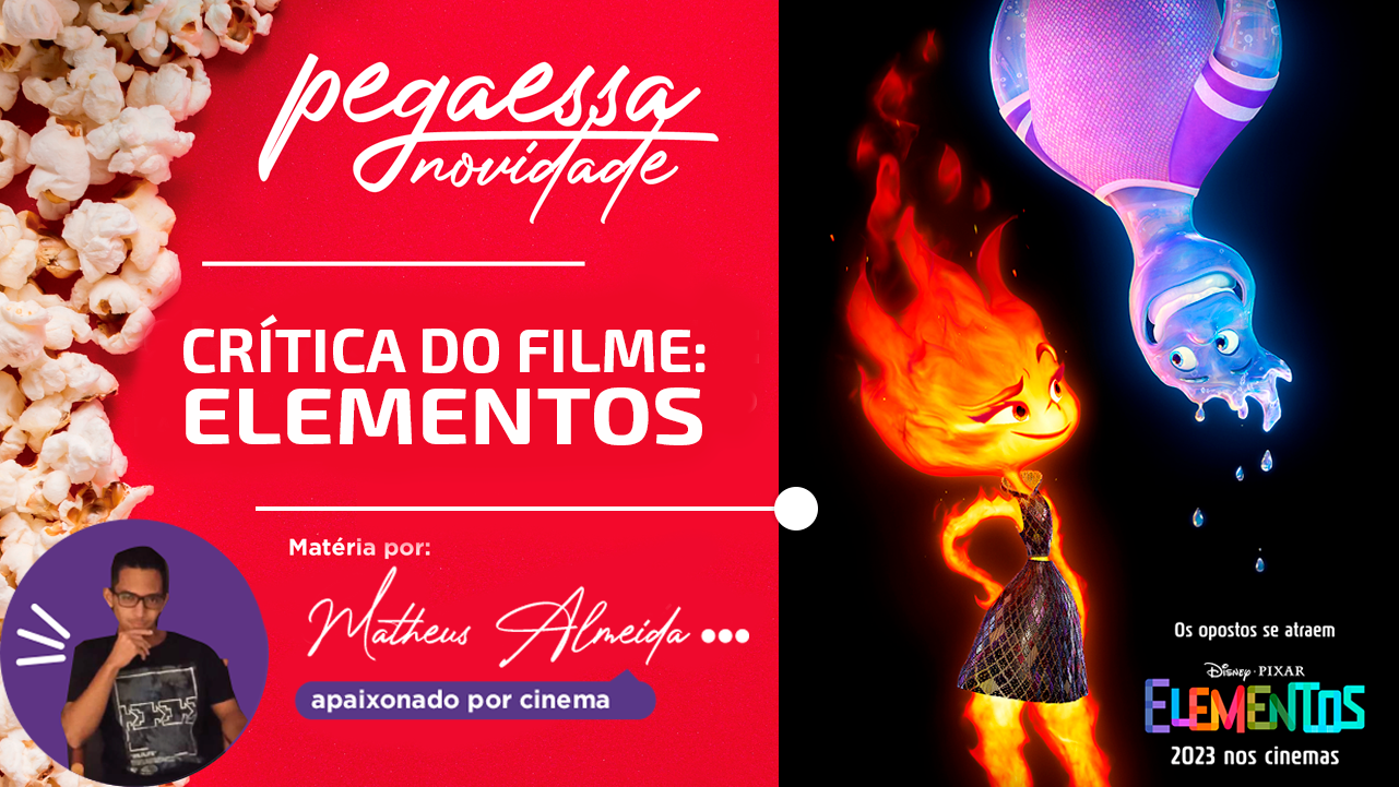 São Paulo para crianças - Novo filme da Pixar, “Elementos” vai transportar  as crianças para um lugar onde fogo, água, terra e ar vivem em harmonia