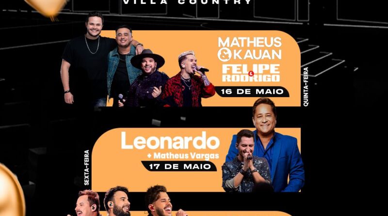 Villa Country celebra seus 22 anos com três dias de festa